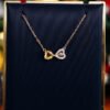 K Rose Gold Natural Citrine Necklace Necklaces 14