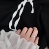 Fashionable English Letter Hollow Belief Ring Rings 15