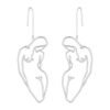 Original design sense classic human earrings female Korean simple wind personality net red ins long earrings Earrings 12