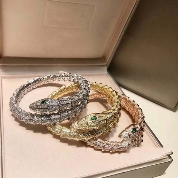 Brass Gold Plated Micro Set Diamond Bracelet Ring Set Bracelets 8