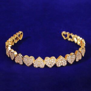 Hip Hop Jewelry For Men And Women Real Gold Plated Love Bracelet Bracelets