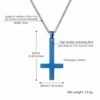 Stylish Titanium Steel Smooth Cross Necklace Pendant – Durable and Trendy Jewelry Necklaces cross 7 Stylish Titanium Steel Smooth Cross Necklace Pendant – Durable and Trendy Jewelry Necklaces cross 7