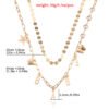 Geometric Trend Multi-layer Letter Star Necklace Bracelets 9 Geometric Trend Multi-layer Letter Star Necklace Bracelets 9