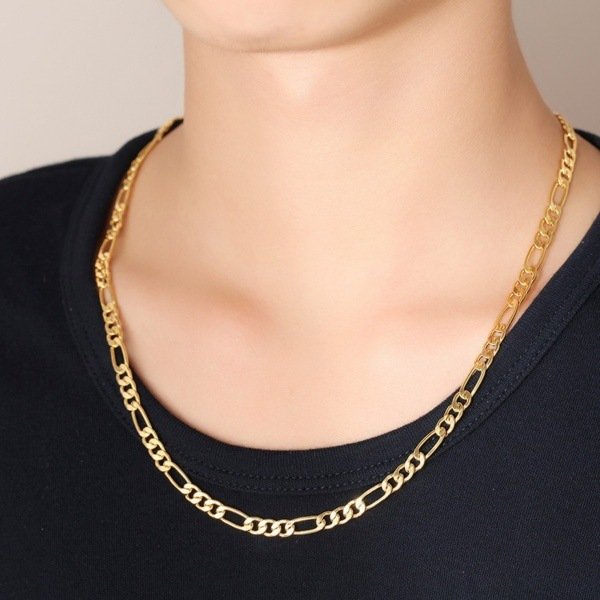 18K gold male necklace Necklaces 2