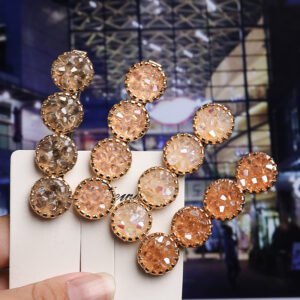 Rhinestone alloy word clip Other