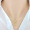 Rose Gold Plated Gold Key Smart Heartbeat Necklace Necklaces 8 Rose Gold Plated Gold Key Smart Heartbeat Necklace Necklaces 8