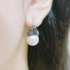 Vintage Micro Inlaid Black Zircon Pearl Earrings Earrings 9 Vintage Micro Inlaid Black Zircon Pearl Earrings Earrings 9