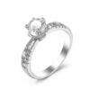 White gold zircon jewelry ring Rings 7