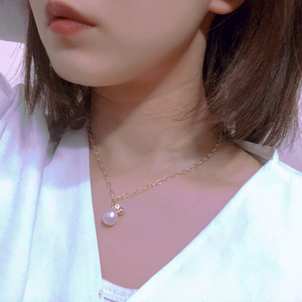 Gold Natural Freshwater Pearl Necklace For Women Necklaces 8