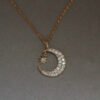 Sterling Silver Gold Plated Star Moon Necklace Women’s Delicate Necklaces 11