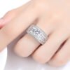 Fashion Jewellery Sumptuous Creative Trend Zircon Claw Heart Arrow Female Adjustable Size Ring Vintage Party Rings For Girls Fashion Jewellery Sumptuous Creative Trend Zircon Claw Heart Arrow Femal Rings 9