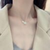 Fashionable Simple Micro-inlaid Zircon Necklace Necklaces 16