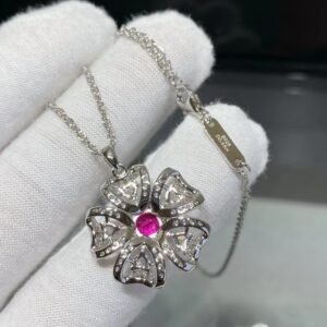 Fashion Simple Red Square Ladies Necklace Necklaces