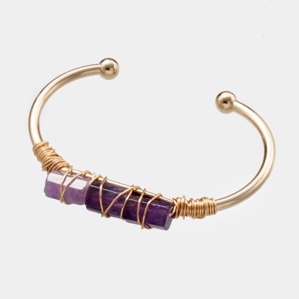 Winding Crystal Gold-plated Crystal Bracelet Bracelets 7