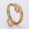 Gold Plated Inlaid Zircon Snake Bracelet Bracelets 21