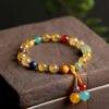 Original Design Multi-treasure Jewelry Brazil Natural Gold Crystal Accessories 12