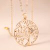 Fashion Gold Hollow Tree Of Life Necklace Crystal Bird Owl Pendant Statement Necklaces For Women Sweater Chain Jewelry Necklaces 10 Fashion Gold Hollow Tree Of Life Necklace Crystal Bird Owl Pendant Statement Necklaces For Women Sweater Chain Jewelry Necklaces 10