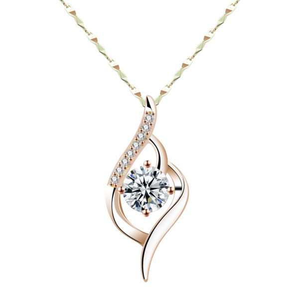 Sterling Silver Gold-plated Rose Gold Necklace Necklaces 5