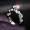 Ring Female Flash Diamond Row Diamond Japanese And Korean Trendy Simple Fashion Rings 9