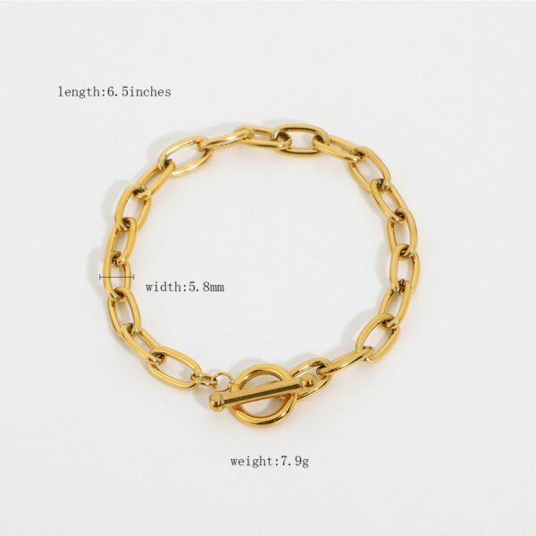 Classic Gold Bracelet Paperclip Bracelet Bracelets 8