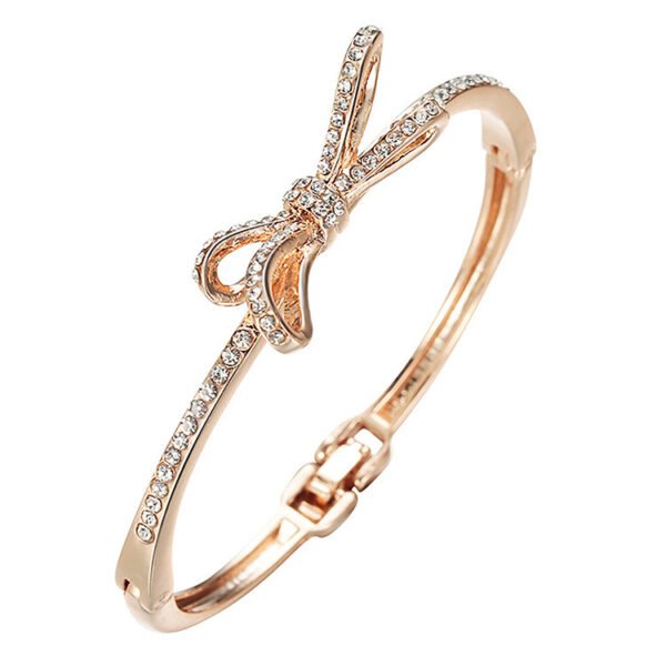 Women’s Bracelets, Diamonds, Bows, Rose Gold Alloy Bracelets Bracelets 7