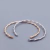 Twisted Rope Bracelet Ring With Simple And Stylish Personality Rings 9 Twisted Rope Bracelet Ring With Simple And Stylish Personality Rings 9