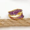 Ring Jurchen Gold Plating Ladies Fashion Temperament Enamel Rings 13