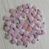 Love Peach Heart Shaped Natural Stone Charm Pendant Accessories 8