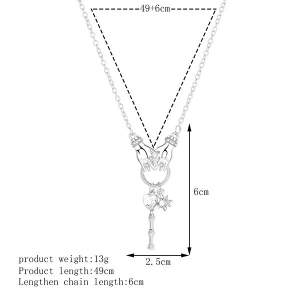 All-match Xiaoqing Necklace Female Simple Necklaces 6