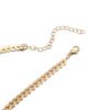 Fashion All-Match Popular Necklace Gold Leaf Short Neck Necklaces 10