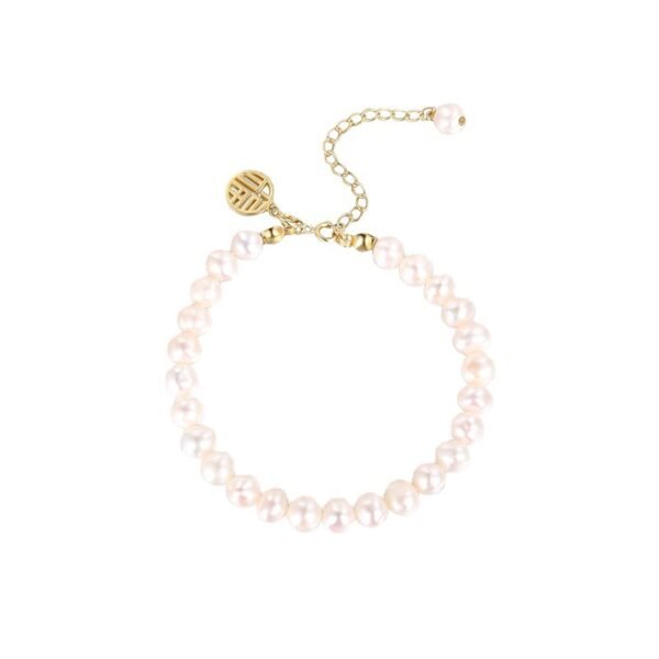 Fashion Personality Gold-plated Pearl Bracelet Women Necklaces 4