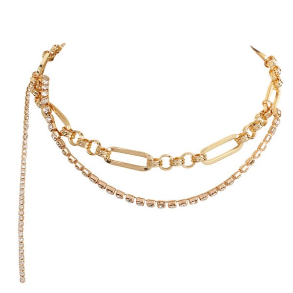 Simple Retro Double-layered Tassel Gold Necklace Necklaces 10