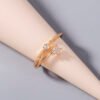 Gold Micro-inlaid Pentagram Ring Accessories For Women Rings 12