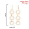 Jewelry Simple Style Pearl Flower Tassel Earrings Earrings 10