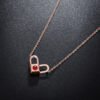 Titanium Steel Necklace Female Love Key Rose Gold Clavicle Chain One Multi-Band Jewelry Necklaces 11 Titanium Steel Necklace Female Love Key Rose Gold Clavicle Chain One Multi-Band Jewelry Necklaces 11
