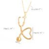 Gold Plated Titanium Steel Necklace Creative Nurse Necklaces 11