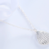 Scallop Conch Shell Pendant Necklace Gold and Silver Clavicle Chain Necklaces 16