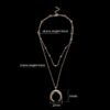 Bohemian Double Necklace Gold Plated Ladies Clavicle Necklace Necklaces 8