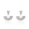 925 Silver Needle Stud Earrings Fashion Pearl Earrings 12