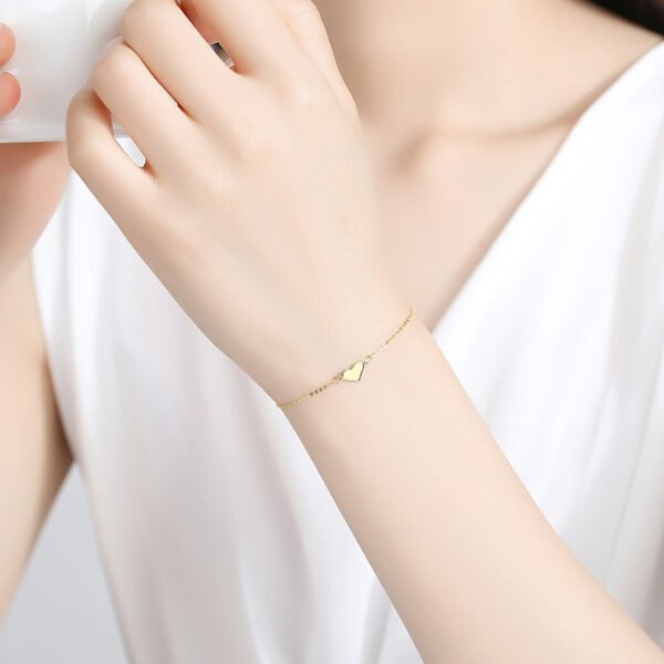Simple 14k yellow gold ladies bracelet Bracelets 4