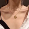 Multi-coin three-ply necklace Necklaces 8 Multi-coin three-ply necklace Necklaces 8