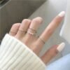Personality Simple Pure Desire Gold Ring Rings 10