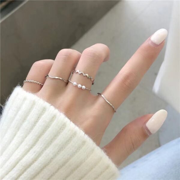 Personality Simple Pure Desire Gold Ring Rings 4