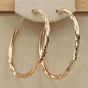 18k gold plated hoop earrings Earrings