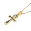Cross Pendant Gold-plated Titanium Steel Pendant Necklaces 8