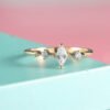 Accessories Wish Horse Eye Diamond Plating Rose Gold Ladies Ring Promos25 11