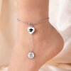 New 2023 Dr. Cap Round Anklet Gold Silver Stainless Steel Anklet Accessories 9