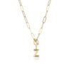 Letter Necklace Real Gold Plated Trend Hip Hop Necklaces 16