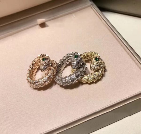 Brass Gold Plated Micro Set Diamond Bracelet Ring Set Bracelets 10