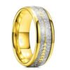 Fashion Simple Gold Ring Two-color Imitation Polished Men’s And Women’s Rings Rings 14